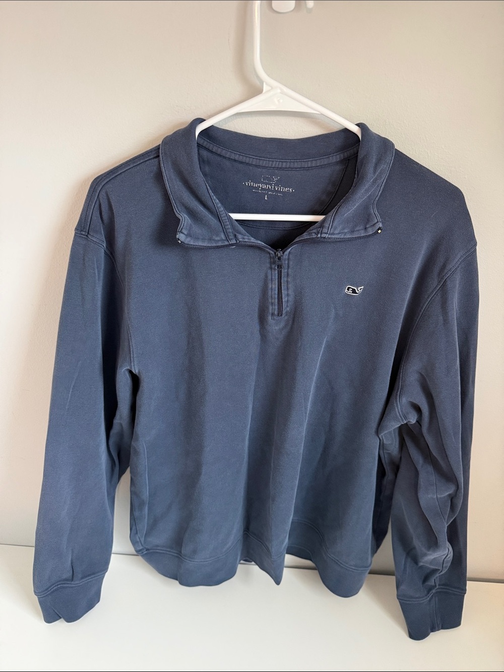 Vineyard Vines Slate Blue Half-Zip Pullover